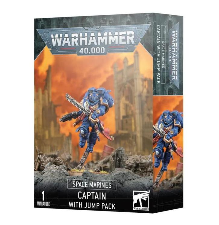 Space Marines Captain with jump pack (Warhammer Nieuw), Hobby en Vrije tijd, Wargaming, Nieuw, Ophalen of Verzenden