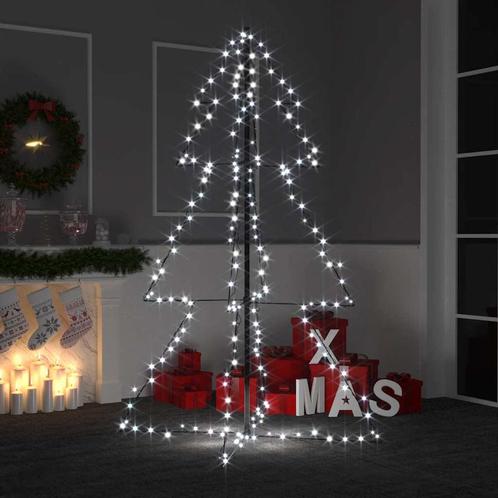 vidaXL Kegelkerstboom 200 LEDs binnen en buiten 98x150 cm, Diversen, Kerst, Nieuw, Verzenden