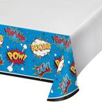 Superhero Tafelkleed Plastic 2,59m, Verzenden, Nieuw