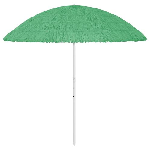 vidaXL Strandparasol Hawaï 300 cm groen, Tuin en Terras, Parasols, Strandparasol, Nieuw, 2 tot 3 meter, Verzenden