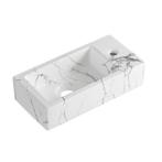 Fontein Best Design Allure 36x18x9 cm Rechts Marmer White, Doe-het-zelf en Verbouw, Sanitair, Ophalen of Verzenden, Nieuw, Overige typen