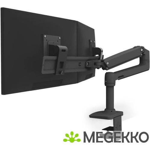 Ergotron LX 25  Dual Monitorarm Zwart 45-489-224, Computers en Software, Monitoren, Nieuw, Verzenden