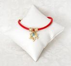 Armbandje van rood leer, een ontwerp van Danon met bewerk..., Verzenden, Nieuw