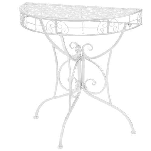 Zilveren Bijzettafel | Vintage Look | Tweedekansje | OP=OP, Huis en Inrichting, Tafels | Bijzettafels, 60 cm of meer, 55 tot 75 cm