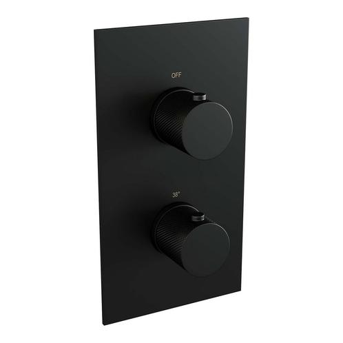 Inbouwthermostaat Compleet Brauer Black Carving 3-weg Mat, Doe-het-zelf en Verbouw, Sanitair, Kraan, Nieuw, Ophalen of Verzenden