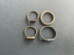 Middeleeuws Brons 4x ring, Sieraden, Tassen en Uiterlijk