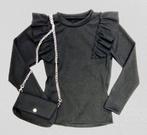 J.Mirano - Zero - Shirt met tasje zwart, Kinderen en Baby's, Kinderkleding | Overige, Nieuw, Meisje, Ophalen of Verzenden, J.Mirano - Zero
