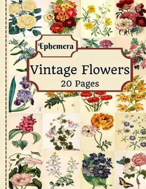 9798726123325 Vintage Flowers Ephemera Tilly Douglas, Boeken, Studieboeken en Cursussen, Nieuw, Verzenden