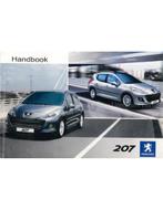 2009 PEUGEOT 207 INSTRUCTIEBOEKJE ENGELS, Auto diversen