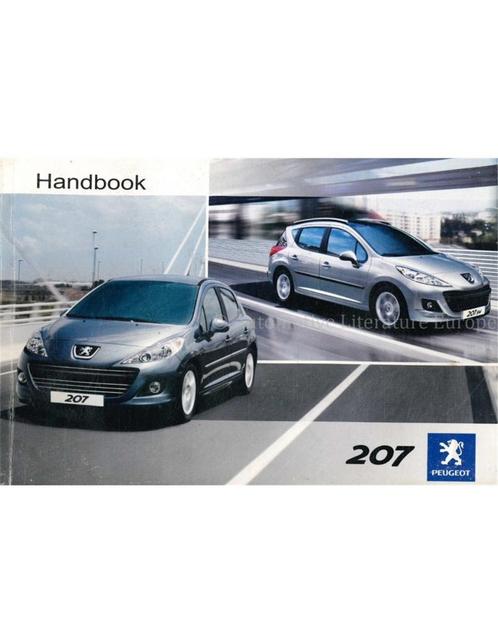 2009 PEUGEOT 207 INSTRUCTIEBOEKJE ENGELS, Auto diversen, Handleidingen en Instructieboekjes