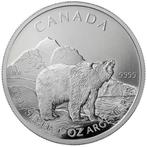 Canadian Wildlife - Grizzly 1 oz 2011 (1.000.000 oplage), Verzenden, Noord-Amerika, Losse munt, Zilver