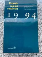 Kroniek van het strafrecht 1994, Gelezen, Verzenden, Mr. M. Barels & Prof. mr. G.J.M. Corstens, Nederland