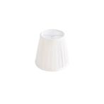 Plisse klemkap crème 12/8/11, Huis en Inrichting, Lampen | Lampenkappen, Rond, Nieuw, Crème
