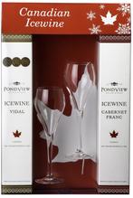 Wijn relatiegeschenk - Pondview Icewine geschenkset, Verzamelen, Wijnen, Nieuw, Overige typen, Overige gebieden, Vol