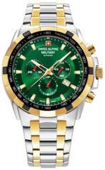 Swiss Alpine Military 7043.9144 Starfighter horloge 46 mm, Nieuw, Overige merken, Staal, Staal