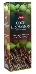 HEM Coco Cinnamon Wierook (pakje á 20 stokjes) (Wonen), Huis en Inrichting, Woonaccessoires | Overige, Ophalen of Verzenden, Nieuw