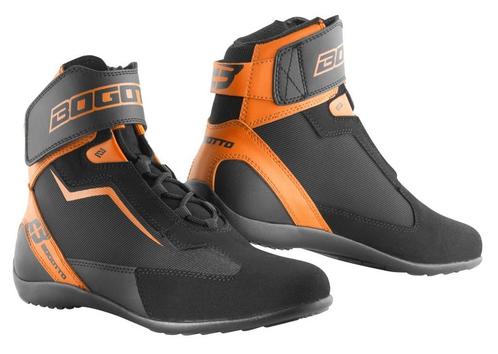 Bogotto Mix District Motorschoenen Zwart Oranje, Motoren, Kleding | Motorkleding, Heren, Nieuw met kaartje, Laarzen, Verzenden