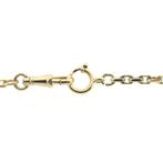 Gouden ankerschakel ketting, Sieraden, Tassen en Uiterlijk, Ophalen of Verzenden, Gebruikt, Overige kleuren, Goud