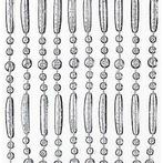 Vliegengordijn kralen zwart in 90x220cm en 100x240cm, Nieuw