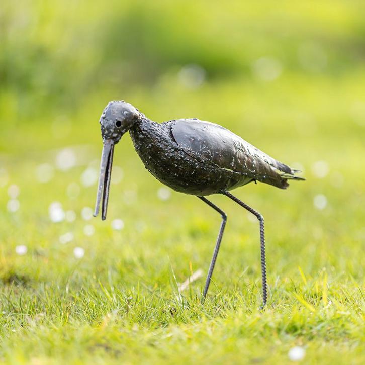 Steltloper van metaal, Antiek en Kunst, Kunst | Beelden en Houtsnijwerken, Ophalen of Verzenden