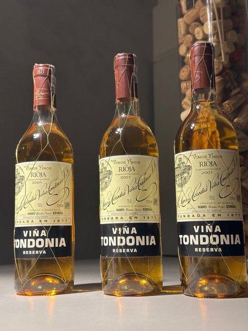 2001 R. López de Heredia, Viña Tondonia Blanco - Rioja, Verzamelen, Wijnen