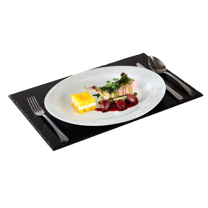 GGM Gastro | (6 stuks) Natuurleisteen plaat - 450x300mm - |, Zakelijke goederen, Horeca | Keukenapparatuur, Verzenden