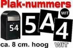 Huisnummer stickers, getal cijfer plaknummers plakcijfers, Nieuw