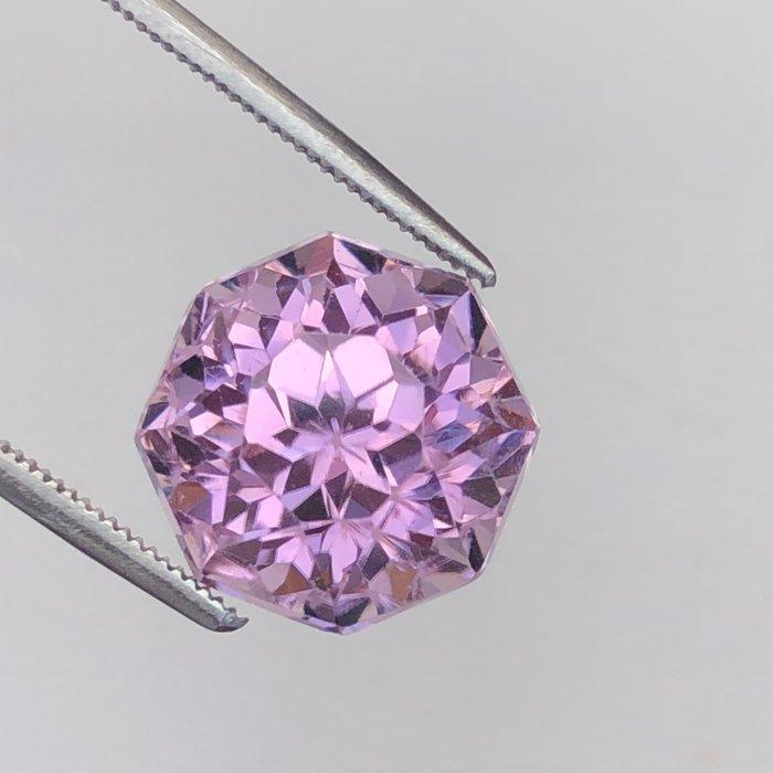 Zonder minimumprijs - 1 pcs Roze, Violet Kunziet - 11.46 ct, Sieraden, Tassen en Uiterlijk, Edelstenen