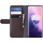 ProGuard OnePlus 7 Pro Wallet Hoesje Echt Leder Bruin, Verzenden, Nieuw, Hoesje of Tasje