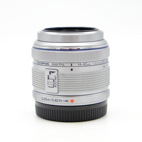 Olympus 14-42mm F3.5-5.6 II R M.Zuiko Digital Zilver (Occ), Audio, Tv en Foto, Fotografie | Lenzen en Objectieven, Groothoeklens