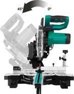 2dekans | VONROC Compacte afkortzaag - kapzaag - verstekzaag, Doe-het-zelf en Verbouw, Ophalen of Verzenden, Zo goed als nieuw