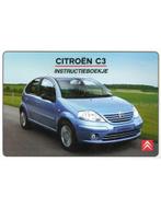 2002 CITROEN C3 INSTRUCTIEBOEKJE NEDERLANDS, Auto diversen, Handleidingen en Instructieboekjes