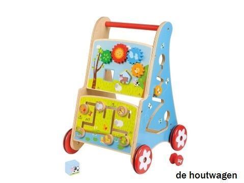 Houten loopwagens - houten duwwagens - baby loopwagentjes, Kinderen en Baby's, Speelgoed | Houten speelgoed, Duw- of Trekspeelgoed