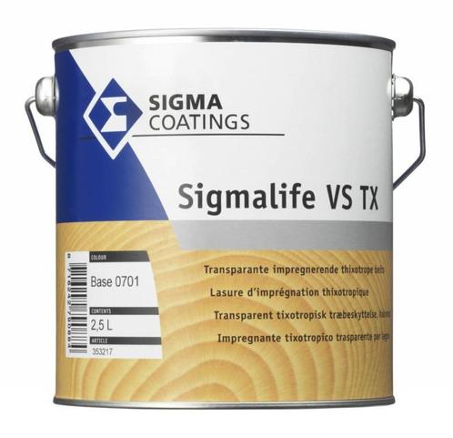 Sigmalife VS  TX - Blank - 4 maal 5 liter - IMPREGNERENDE ED, Doe-het-zelf en Verbouw, Verf, Beits en Lak, Nieuw, Verzenden