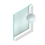 Guss antiek blank 4 mm, Doe-het-zelf en Verbouw, Glas en Ramen, Ophalen of Verzenden, Nieuw