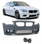 EVO M5 Voorbumper + Mistlampen BMW 5 Serie F10 F11 B2355, Nieuw, Voor, BMW, Bumper