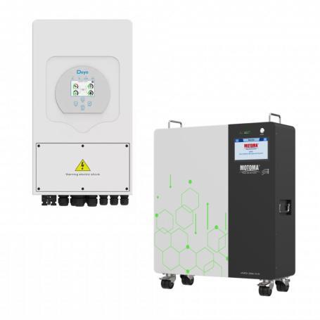 ESS Kit Deye 6kW Hybride 1-Fase (LV) + Motoma LiFePO4 10–., Doe-het-zelf en Verbouw, Overige Doe-het-zelf en Verbouw, Nieuw, Verzenden