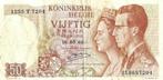 Bankbiljet 50 francs 1966 Zeer Fraai, Postzegels en Munten, Verzenden