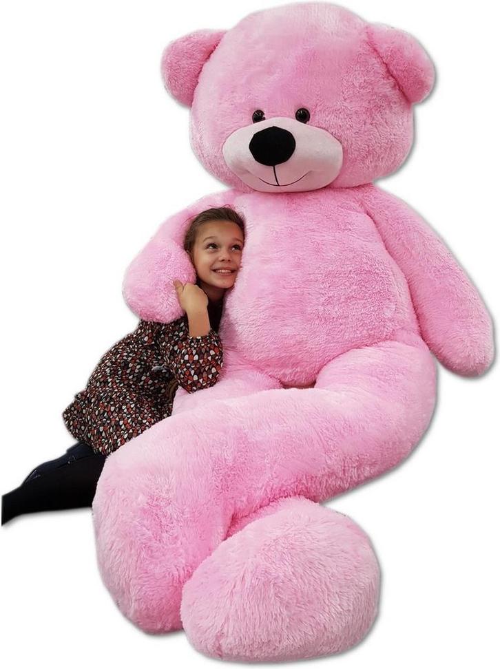 Roze Knuffelbeer 2.2m | Premium Pluche | OP=OP, Kinderen en Baby's, Speelgoed | Knuffels en Pluche, Nieuw, Beer, Ophalen of Verzenden