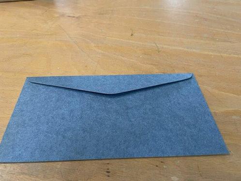 Envelop 11 x 22 cm JEANS, Hobby en Vrije tijd, Kaarten | Zelf maken, Verzenden