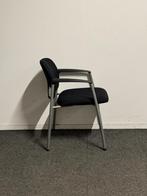 vergaderstoel - Ahrend 320 - Nieuwe zwarte stoffering - Zilv, Vergader- of Presentatieruimte, Ophalen of Verzenden, Gebruikt, Stoel