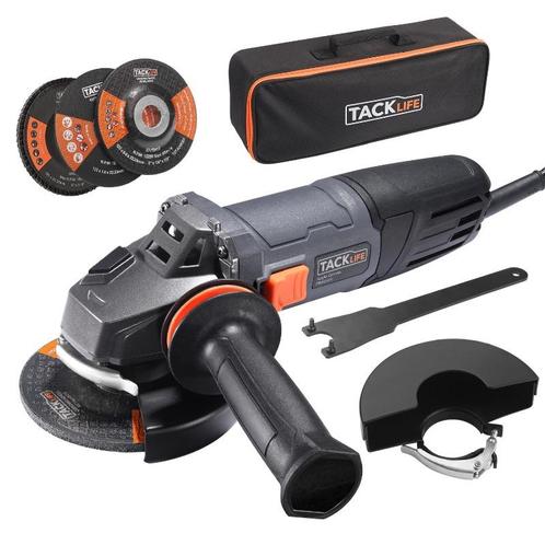 Tacklife 900W Haakse Slijper | 125MM | 12.000 tpm |, Doe-het-zelf en Verbouw, Gereedschap | Slijpmachines