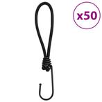 vidaXL Spanelastiek met haken 50 st 17 cm, Verzenden, Nieuw