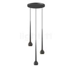 Grau Falling Sun Hanglamp LED Cluster - 3-lichts, zwart - 60, Huis en Inrichting, Verzenden, Nieuw