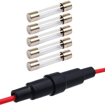 VLTG Zekeringhouder met Draad 5x20mm - 30A - Klein - F(snel) beschikbaar voor biedingen
