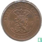 Nederlands-Indië 1 cent 1897, Postzegels en Munten, Verzenden, Losse munt