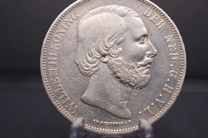 Nederland. Willem III. 2 1/2 Gulden 1874 (Zonder, Postzegels en Munten, Munten | Nederland