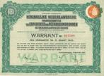 warrant van de Kon. Nederl. Mij tot Expl. van Petr. Bronnen, Ophalen of Verzenden, 1920 tot 1950, Overige typen