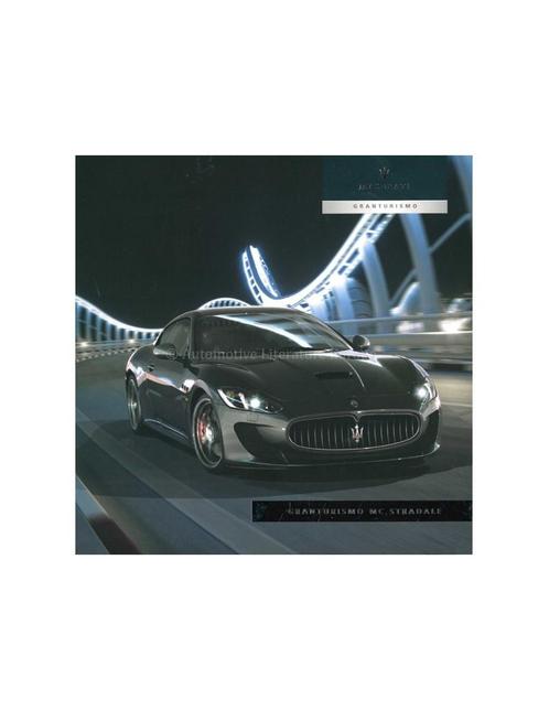 2013 MASERATI GRANTURISMO MC STRADALE BROCHURE DUITS, Boeken, Auto's | Folders en Tijdschriften