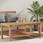 vidaXL Salontafel Bruin 110 x 55 x 45 cm Massief teakhout, Verzenden, Nieuw